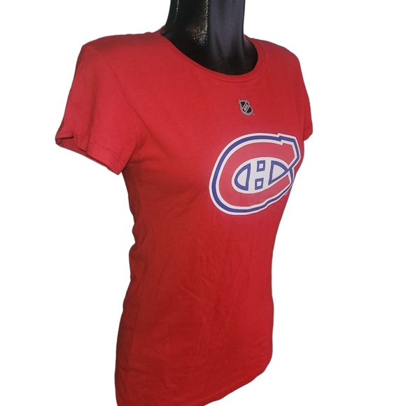 Reebok Montreal Canadians Red T-shirt #27 Galchenyuk XL - Picture 3 of 7
